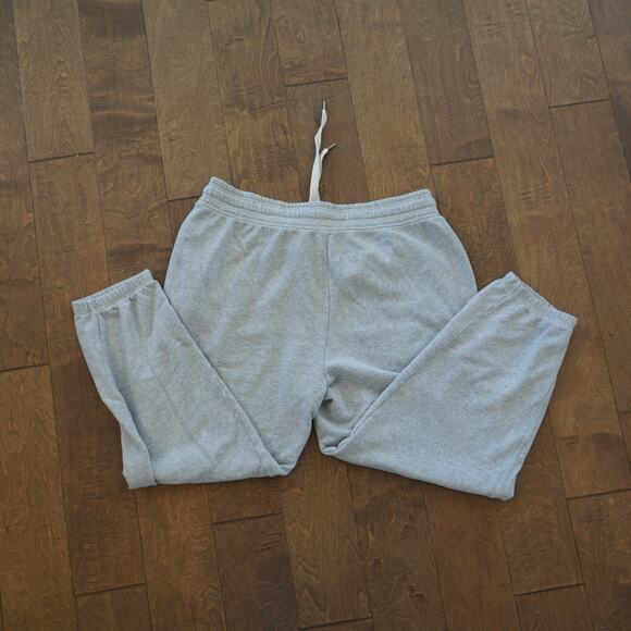 Aerie Sweatpants‎ Mens XL Gray Fleece Lined Tapered Leg Elastic Waist Drawstring - Picture 3 of 10